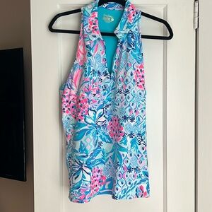Lily Pulitzer sleeveless top XL floral